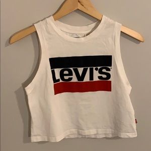 Levi’s cropped tank.